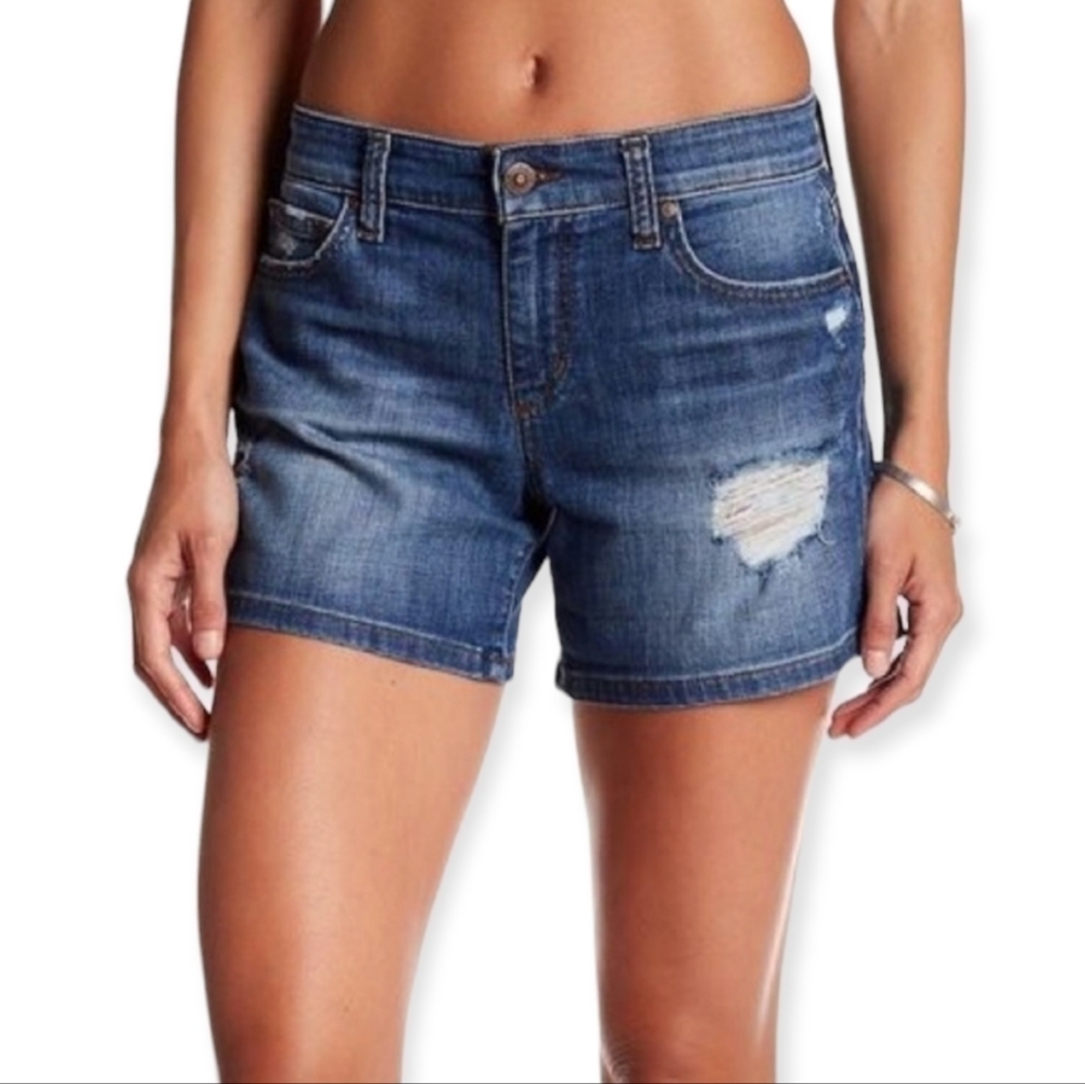 Joe's Jeans Mid-Rise Distressed Shorts Size 27 Inch Waist